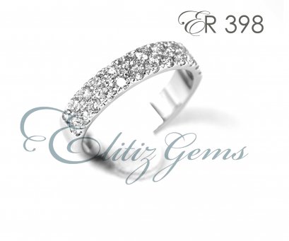 แหวนเพชรแถว ER398